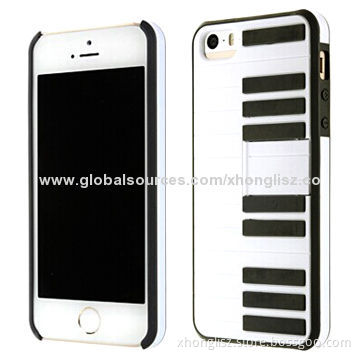 Hot Selling Piano TPU + PC Cases, New Design for iPhone 5/5S, OEM /ODM Orders Welcomed
